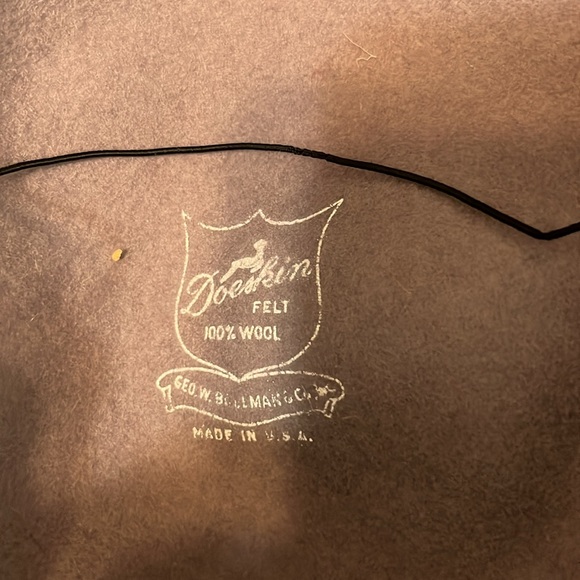 Doeskin wool hat